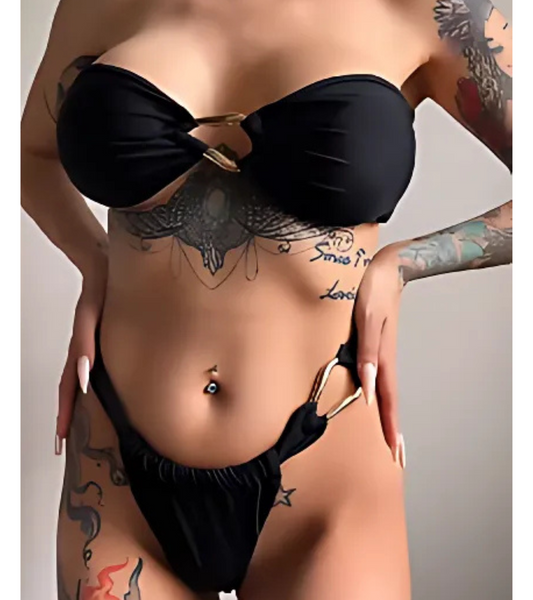Petal Bikini - Black