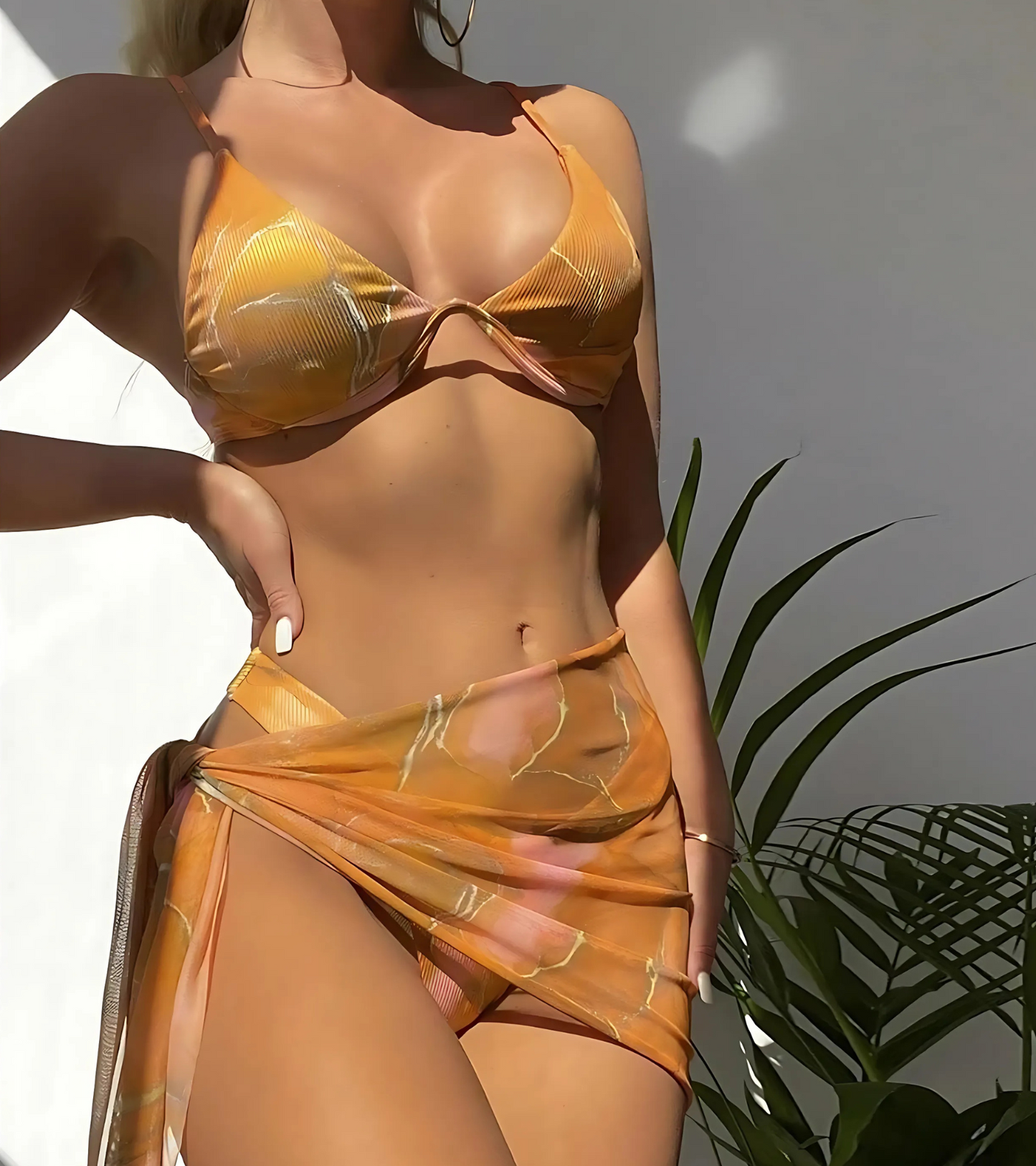 Camellia Bikini - Orange